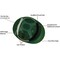 Safe Handler Bump Cap, 4 Point Pin Lock Suspension, Green BIS-GBC-14-1 - alternate 2